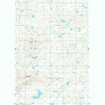 United States Geological Survey Writing Rock North, ND (1983, 24000-Scale) digital map
