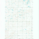United States Geological Survey Writing Rock South, ND (1983, 24000-Scale) digital map