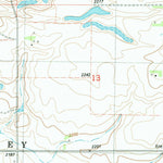 United States Geological Survey Writing Rock South, ND (1983, 24000-Scale) digital map