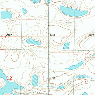 United States Geological Survey Writing Rock South, ND (1983, 24000-Scale) digital map