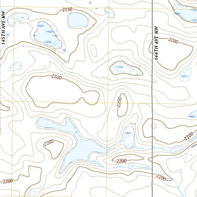 United States Geological Survey Writing Rock South, ND (2020, 24000-Scale) digital map