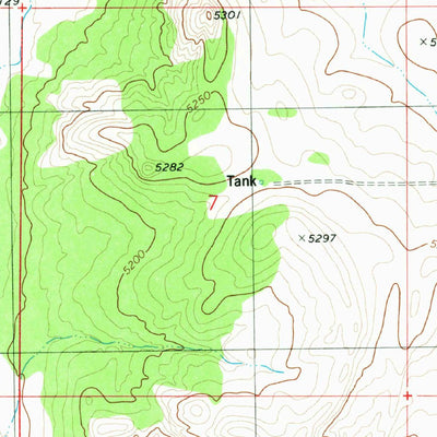 United States Geological Survey Wrye Peak NW, NM (1981, 24000-Scale) digital map