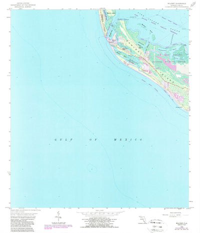 United States Geological Survey Wulfert, FL (1958, 24000-Scale) digital map