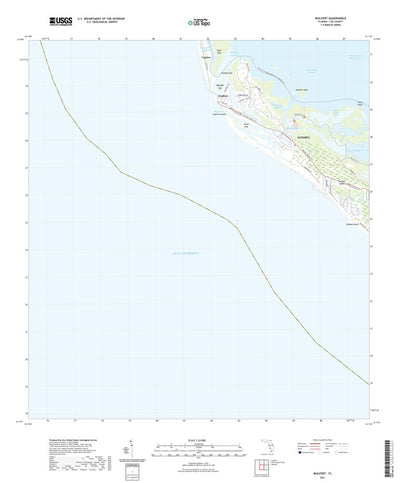 United States Geological Survey Wulfert, FL (2021, 24000-Scale) digital map