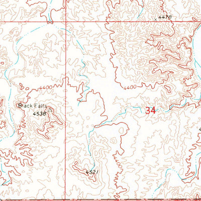 United States Geological Survey Wupatki SE, AZ (1969, 24000-Scale) digital map