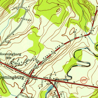United States Geological Survey Wurtsboro, NY (1943, 24000-Scale) digital map