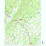 United States Geological Survey Wurtsboro, NY (1969, 24000-Scale) digital map