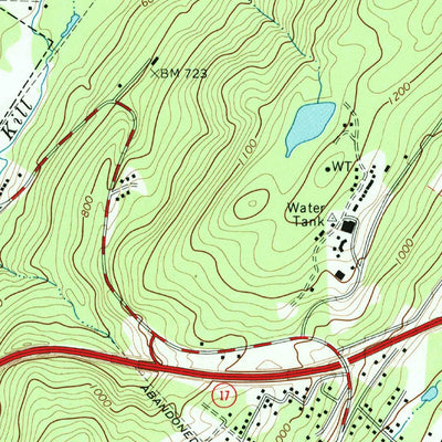 United States Geological Survey Wurtsboro, NY (1969, 24000-Scale) digital map