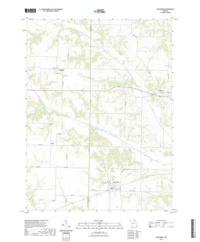 United States Geological Survey Wyaconda, MO (2021, 24000-Scale) digital map
