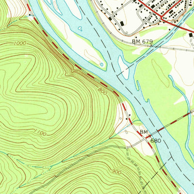 United States Geological Survey Wyalusing, PA (1969, 24000-Scale) digital map