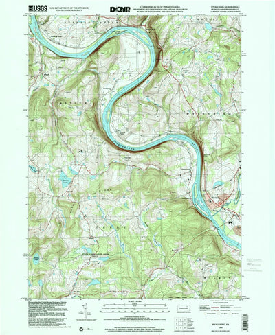 United States Geological Survey Wyalusing, PA (1999, 24000-Scale) digital map