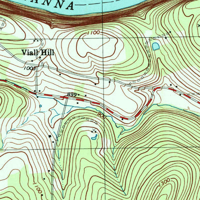 United States Geological Survey Wyalusing, PA (1999, 24000-Scale) digital map