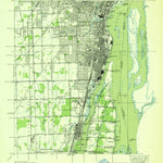 United States Geological Survey Wyandotte, MI (1936, 31680-Scale) digital map