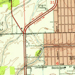 United States Geological Survey Wyandotte, MI (1952, 24000-Scale) digital map