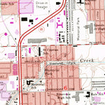 United States Geological Survey Wyandotte, MI (1967, 24000-Scale) digital map