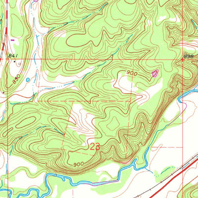 United States Geological Survey Wyandotte, OK (1961, 24000-Scale) digital map