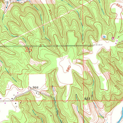 United States Geological Survey Wyandotte, OK (1961, 24000-Scale) digital map