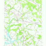 United States Geological Survey Wye Mills, MD (1942, 24000-Scale) digital map