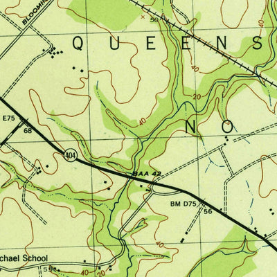 United States Geological Survey Wye Mills, MD (1943, 31680-Scale) digital map