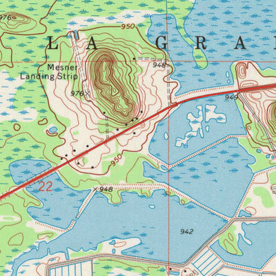 United States Geological Survey Wyeville, WI (1970, 24000-Scale) digital map