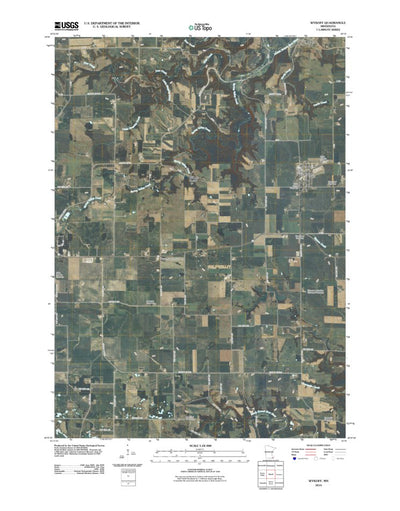 United States Geological Survey Wykoff, MN (2010, 24000-Scale) digital map