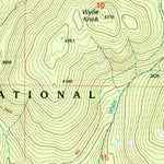 United States Geological Survey Wylie Knob, ID (1996, 24000-Scale) digital map