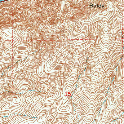 United States Geological Survey Wymer, WA (1953, 24000-Scale) digital map