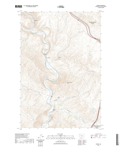 United States Geological Survey Wymer, WA (2020, 24000-Scale) digital map