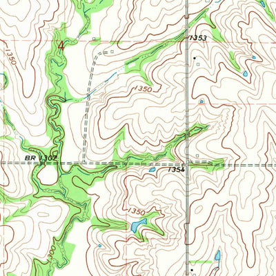 United States Geological Survey Wymore NE, NE (1970, 24000-Scale) digital map