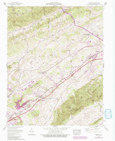 United States Geological Survey Wyndale, VA (1960, 24000-Scale) digital map