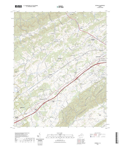 United States Geological Survey Wyndale, VA (2022, 24000-Scale) digital map
