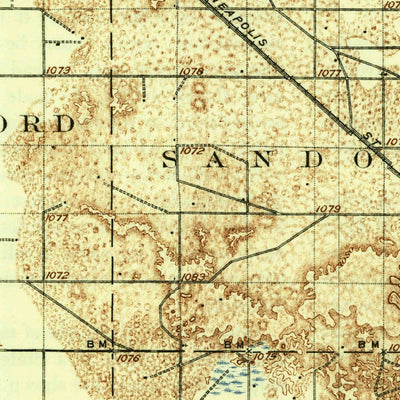 United States Geological Survey Wyndmere, ND (1907, 125000-Scale) digital map