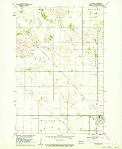 United States Geological Survey Wyndmere, ND (1960, 24000-Scale) digital map