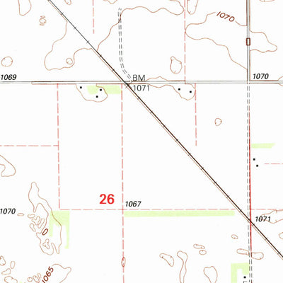 United States Geological Survey Wyndmere, ND (1998, 24000-Scale) digital map