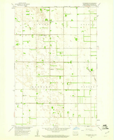 United States Geological Survey Wyndmere NE, ND (1959, 24000-Scale) digital map
