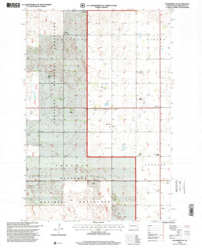 United States Geological Survey Wyndmere NW, ND (1998, 24000-Scale) digital map