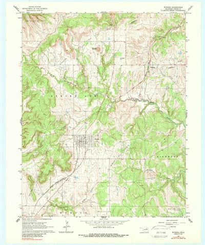 United States Geological Survey Wynona, OK (1964, 24000-Scale) digital map