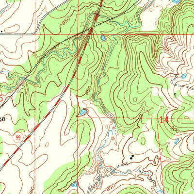 United States Geological Survey Wynona, OK (1964, 24000-Scale) digital map