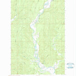 United States Geological Survey Wynoochee Valley SW, WA (1990, 24000-Scale) digital map