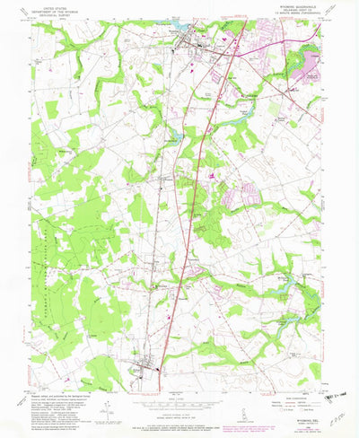 United States Geological Survey Wyoming, DE (1956, 24000-Scale) digital map
