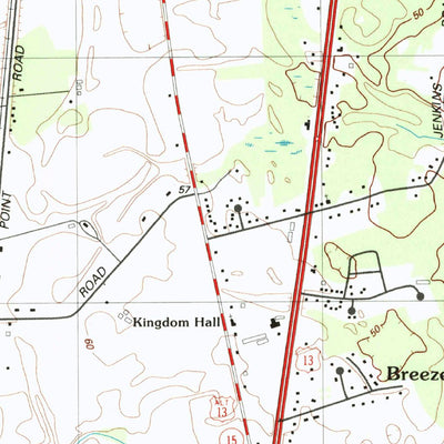United States Geological Survey Wyoming, DE (1993, 24000-Scale) digital map