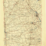 United States Geological Survey Wyoming, DE-MD (1930, 62500-Scale) digital map