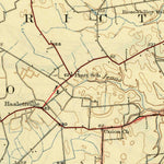 United States Geological Survey Wyoming, DE-MD (1930, 62500-Scale) digital map