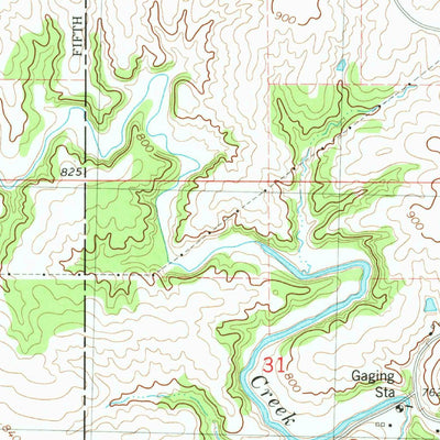 United States Geological Survey Wyoming East, IA (1980, 24000-Scale) digital map