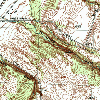 United States Geological Survey Wyoming, NY (1951, 24000-Scale) digital map