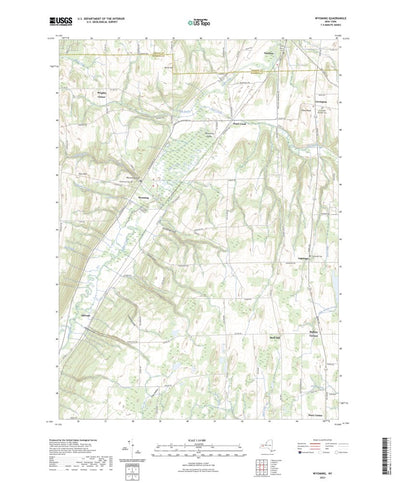 United States Geological Survey Wyoming, NY (2023, 24000-Scale) digital map