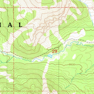United States Geological Survey Wyoming Peak, WY (1980, 24000-Scale) digital map