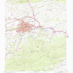 United States Geological Survey Wytheville, VA (1968, 24000-Scale) digital map