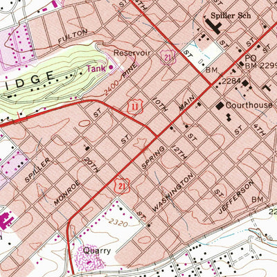 United States Geological Survey Wytheville, VA (1968, 24000-Scale) digital map