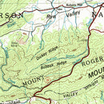 United States Geological Survey Wytheville, VA-NC-TN (1982, 100000-Scale) digital map